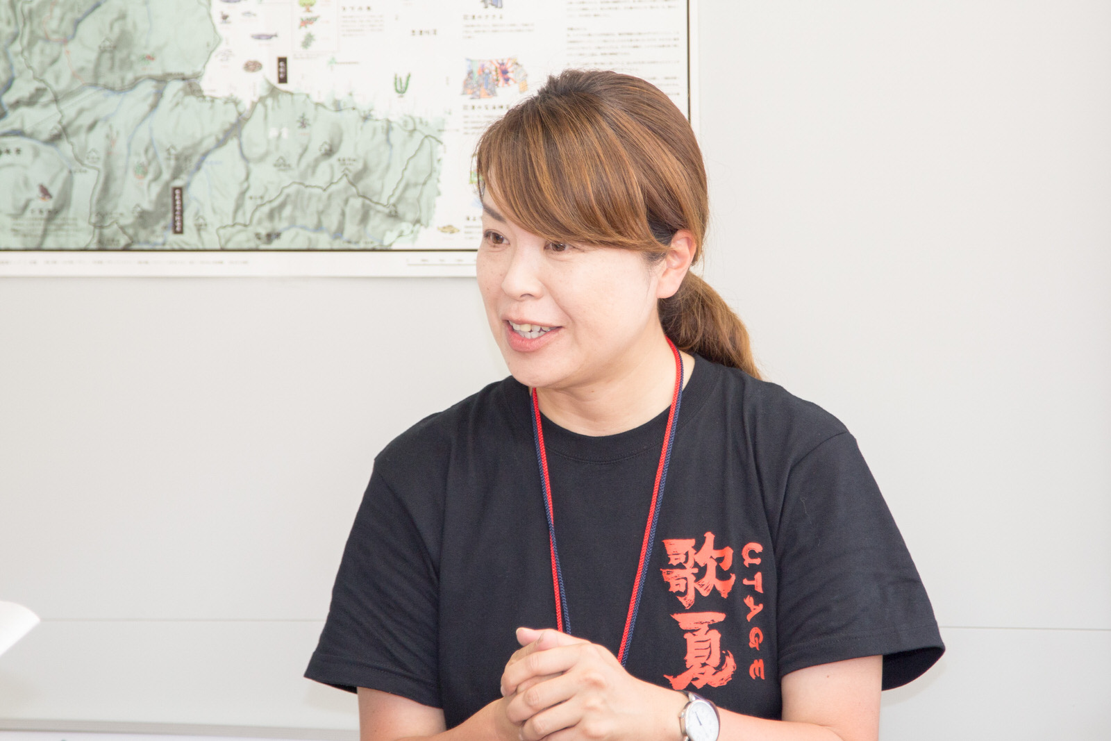 南三陸応縁団の立ち上げに関わった産業振興課観光振興係の宮川舞さん