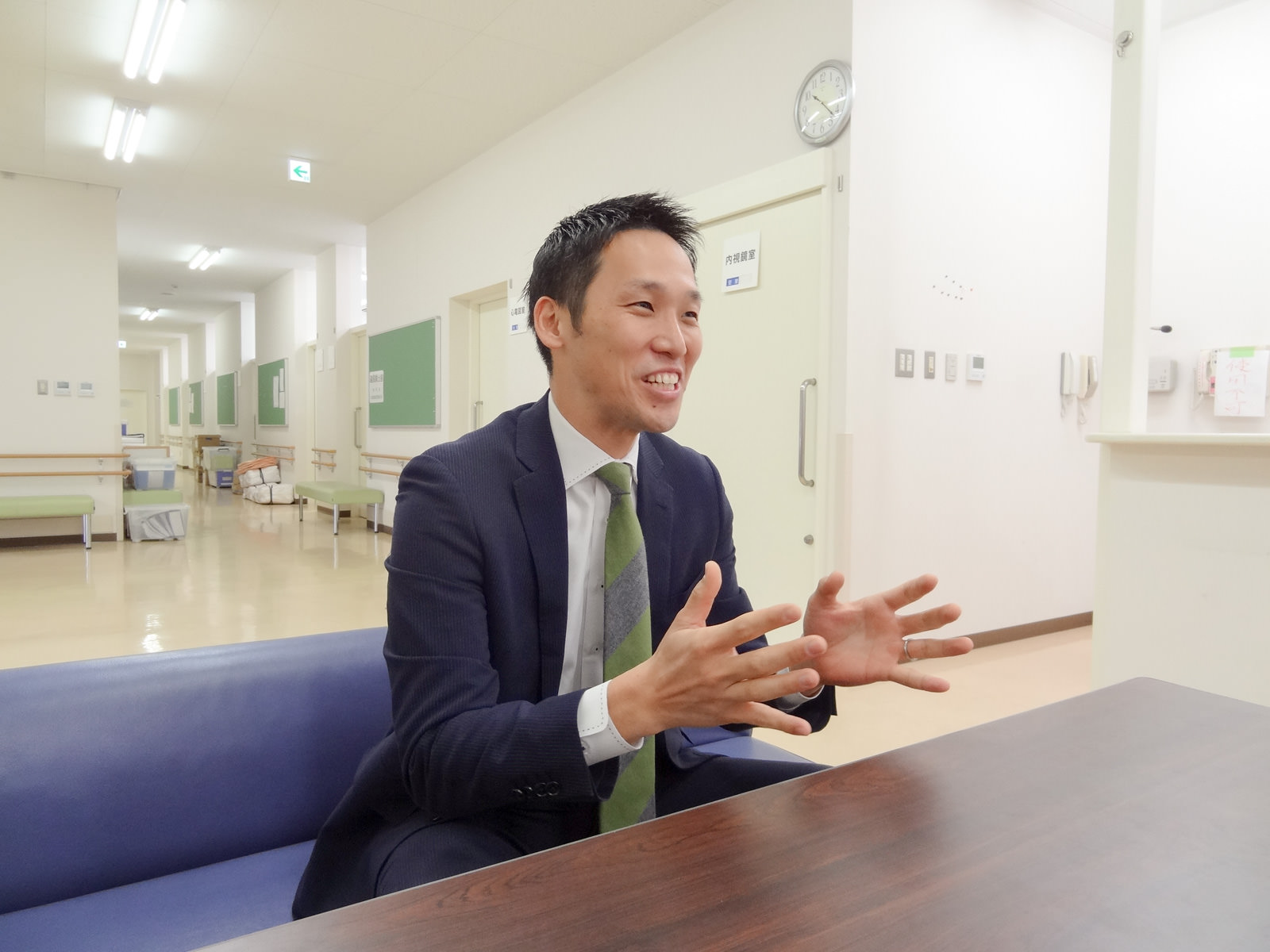 笑顔が素敵な南三陸町移住支援センターの片山真平さん